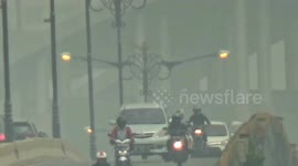 FOREST AND LAND FIRE IN SUMATERA, INDONESIA WAS ESTABLISHING A SMOKE DISTRICT