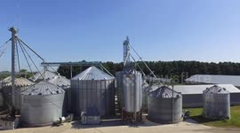Incredible Drone Footage of Wheat Farm and the Harvest