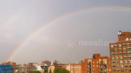 Double Rainbow Across New York Sky