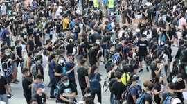 Hong Kong Secondary School Students Rally in Support of the Anti Extradition Bill Protests