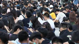 Hong Kong Secondary School Students Rally in Support of the Anti Extradition Bill Protests