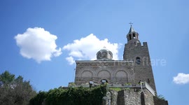 Footage in Tsarevets fortress in Veliko Tarnovo, Bulgaria