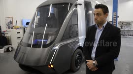 A green guru dubbed ‘Scotland’s Elon Musk’ has unveiled the first hydrogen-powered van built in Britain