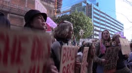 Enviromental activists protest outside Brazilian Consulate in Cape Town