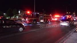 Toronto pedestrian struck and killed by car at night in east end of city and pronounced dead on scene by paramedics