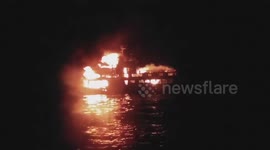 One-year-old girl dead in Filipino ferry fire