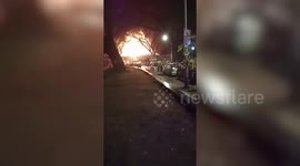 Massive blaze guts timber yard in western India; no casualties reported