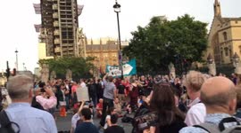 Protesters clash at Stop The Coup protest
