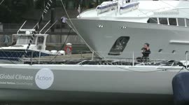 Climate activism superstar Greta Thunberg arrives in New York City after 15-day yacht trip from England