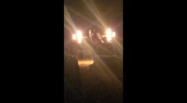 Fire show in Cozumel