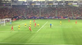 Lewandowski Goal, Bayern Munich vs Arsenal July 17, 2019 in Los Angeles (Copyright Pierre Zarokian)