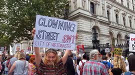 Suspension of Parliament protest in London.