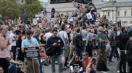 Protesters block Trafalgar Square over prorogued Parliament