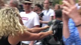 Violent fight breaks out in Whitehall during anti-Brexit demo