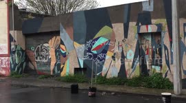 Graffiti - Blasto + Smok Mural 26JAN2019