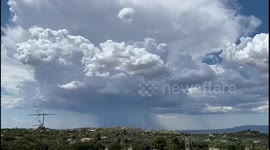 Dramatic video captures storm producing 60mph winds in southwestern Arizona