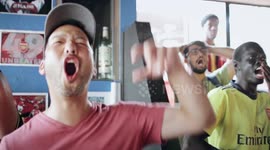 Arsenal fans in Toronto react to their draw with Tottenham