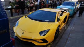 Trio of supercars in London's Covent Garden get parking tickets