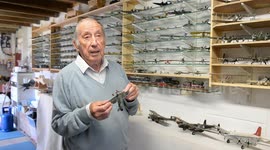 Former RAF engineer has spent 60 years building models of every plane flown by the air force