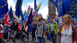'Stop the coup' protest continues in Parliament Square