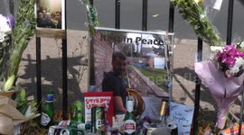 Flowers and tributes for Young Man Stabbed to death in Watford - Luke O'Connell