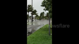 Hurricane Dorian leaves park under water in the Bahamas