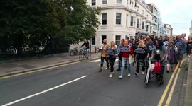 Brexit protest march in Brighton 03/09/2019