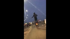 Very Dangerous Motorcycle Driving on Southend Seafront