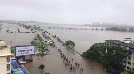 Indian Met Department issues red alert for Mumbai and surrounding districts reeling under flood