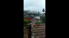Floodwaters rise three meters after heavy rains due to Storm Kajiki struck central Vietnam
