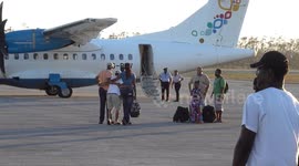 Hurricane Dorian: Elderly injured survivors evacuated from Bahamas airport