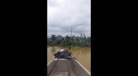 Hundreds of houses left submerged by floods in central Vietnam