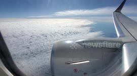 Flying by North Carolina and seeing the edge of Hurricane Dorian