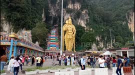 Famous Hindu Cave Temple in Batu Caves, Malaysia