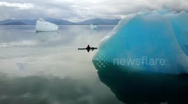 LeConte Bay, Alaska, where Glaciers are melting underwater
