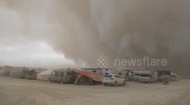 Burning Man horrific dust storm