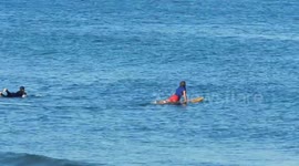 Surfing at Goose Rocks Maine