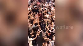 Employees gather to bid Jack Ma farewell on his last day as Alibaba's chairman