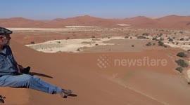 Beautiful Sossusvlei pan surrounded by Dunes and Sand, Namibia
