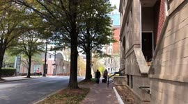 Walking tour around historic 4th Ward in Charlotte, NC 4K Slowtv