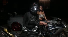 Glamour model Jasmine Gray poses at the UK Glamour Awards at Shaka Zulu , London