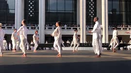 Moving 9/11 tribute at Lincoln Centre, New York City