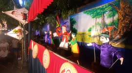 Unique shallow puppet show in Vietnam