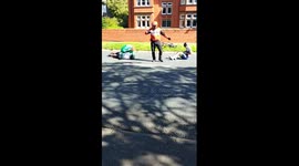 Steve Cummings crash - Tour of Britain 2019