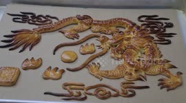Chinese baker creates incredibly elaborate dragon-shaped pastry for upcoming Mid-Autumn Festival