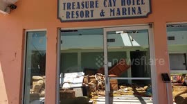 Treasure Cay Resort Lobby - Destroyed by Hurricane Dorian