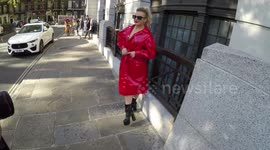 Tallia Storm attends London Fashion Week