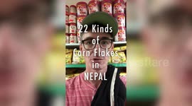 Funny US traveller reveals 22 types of cornflakes in Nepal