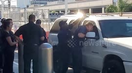 Police rescue three-year-old boy trapped in car during baking heat at LAX