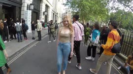 The Hoffs Daughter At London Fashion Week